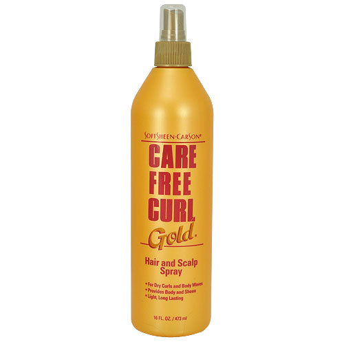 Care Free Curl Gold Hair&Scalp Spray 16oz/ 473ml