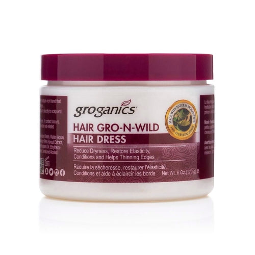 Groganics Hair Gro-n-Wild Hair Dress Treatment 6oz