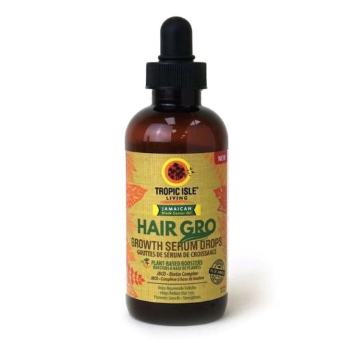 Tropic Isle Living Hair Gro Jamaican Black Castor Oil Growth Serum Drops 4oz/ 118ml